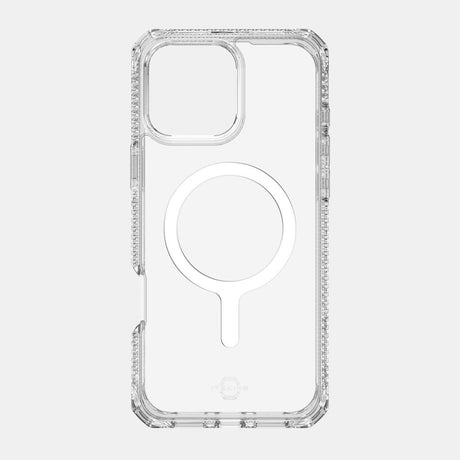 iPhone 16 Pro ITSKINS Hybrid MagClear Case - MagSafe Kompatibel - Gennemsigtig