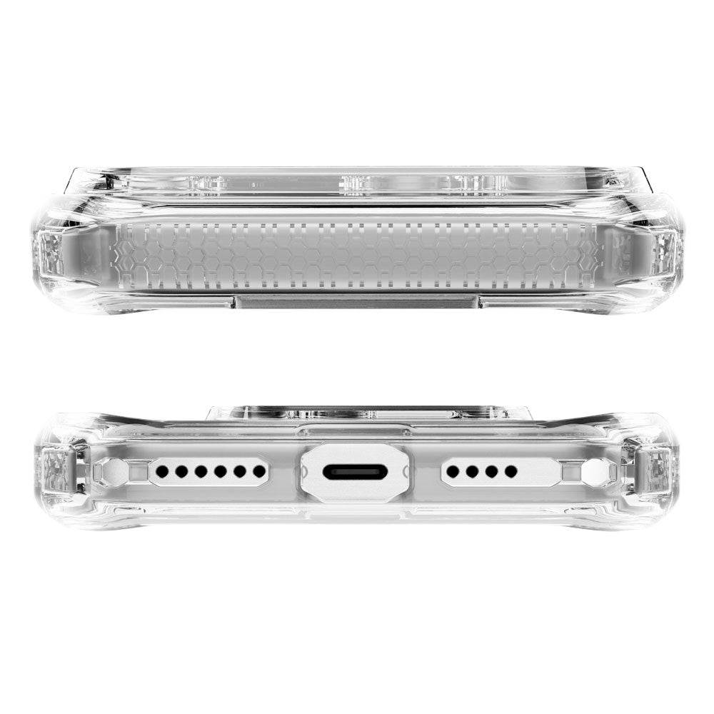 iPhone 17 Pro Max ITSKINS Hybrid Vapor Stand Case - MagSafe Kompatibel - Gennemsigtig