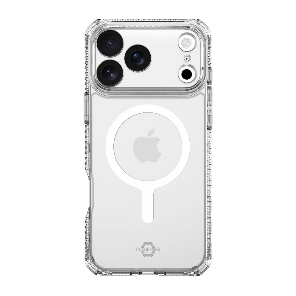 iPhone 17 Pro Max ITSKINS Hybrid MagClear Case - MagSafe Kompatibel - Gennemsigtig