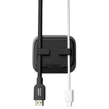 Spigen Magnetisk Kabelholder - 2 stk. Kabelclips - Sort