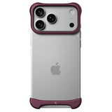 Arc Pulse Aluminum Bumper Cover - iPhone 18 Pro - Matte Dark Red