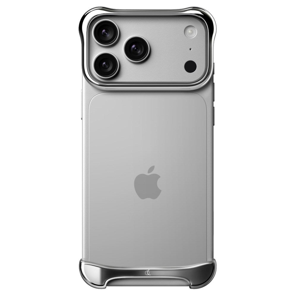 Arc Pulse Aluminum Bumper Cover - iPhone 18 Pro Max - Silver