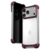 Arc Pulse Aluminum Bumper Cover - iPhone 18 Pro Max - Matte Dark Red