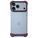 Arc Pulse Aluminum Bumper Cover - iPhone 18 Pro Max - Matte Dark Red