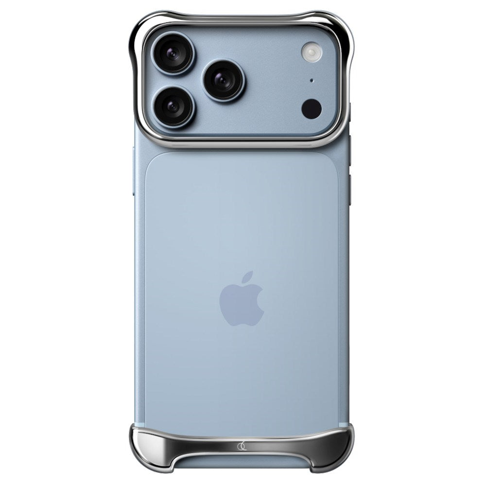 Arc Pulse Aluminum Bumper Cover - iPhone 18 Pro Max - Silver