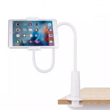 Awei Skrivebords Holder Til Mobil / Tablet - Max Størrelse: 120-200mm - Hvid