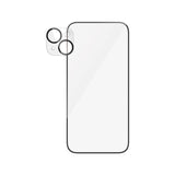 iPhone 15 PanzerGlass 2-i-1 Bundle m. EasyAligner - Skærmbeskyttelse / Kamerabeskyttelse - Gennemsigtig / Sort