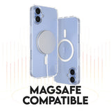 CARE By PanzerGlass iPhone 16 Plus 3-i-1 FLAGSHIP MagSafe Bundle - Skærmbeskyttelse (UWF) / Bagsidecover / Kamerabeskyttelse - Gennemsigtig / Hvid