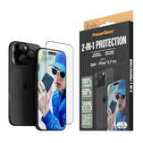 iPhone 16 Pro PanzerGlass 2-i-1 Bundle m. EasyAligner - Skærmbeskyttelse / Kamerabeskyttelse - Gennemsigtig / Sort