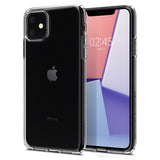 iPhone 11 Spigen Liquid Crystal Bagside Cover - Gennemsigtig