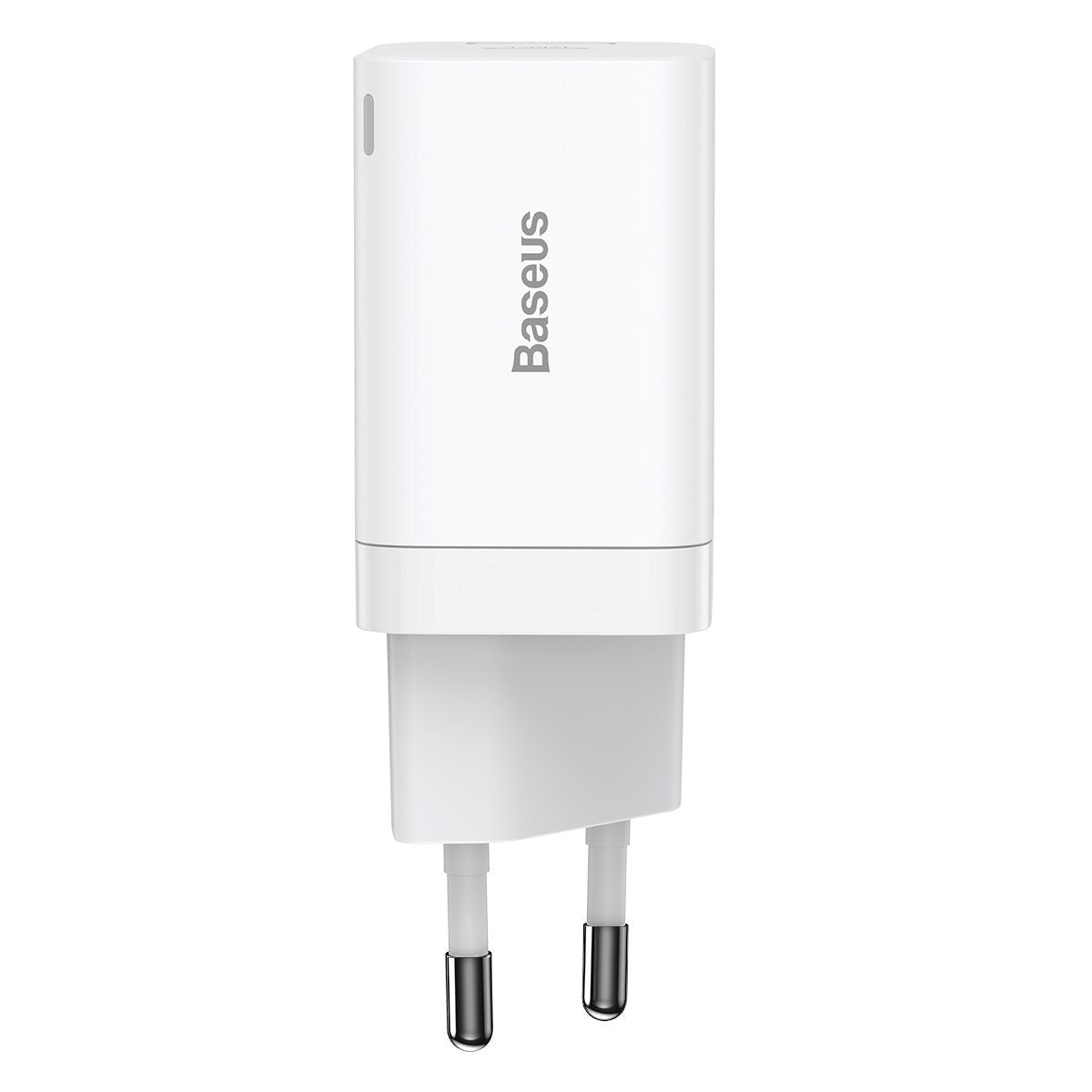 Baseus 30W Super Si Pro PD Vægoplader USB-C & USB-A - Hvid