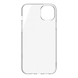 iPhone 14 Plus Key Silicone Soft Bagside Cover - Gennemsigtig