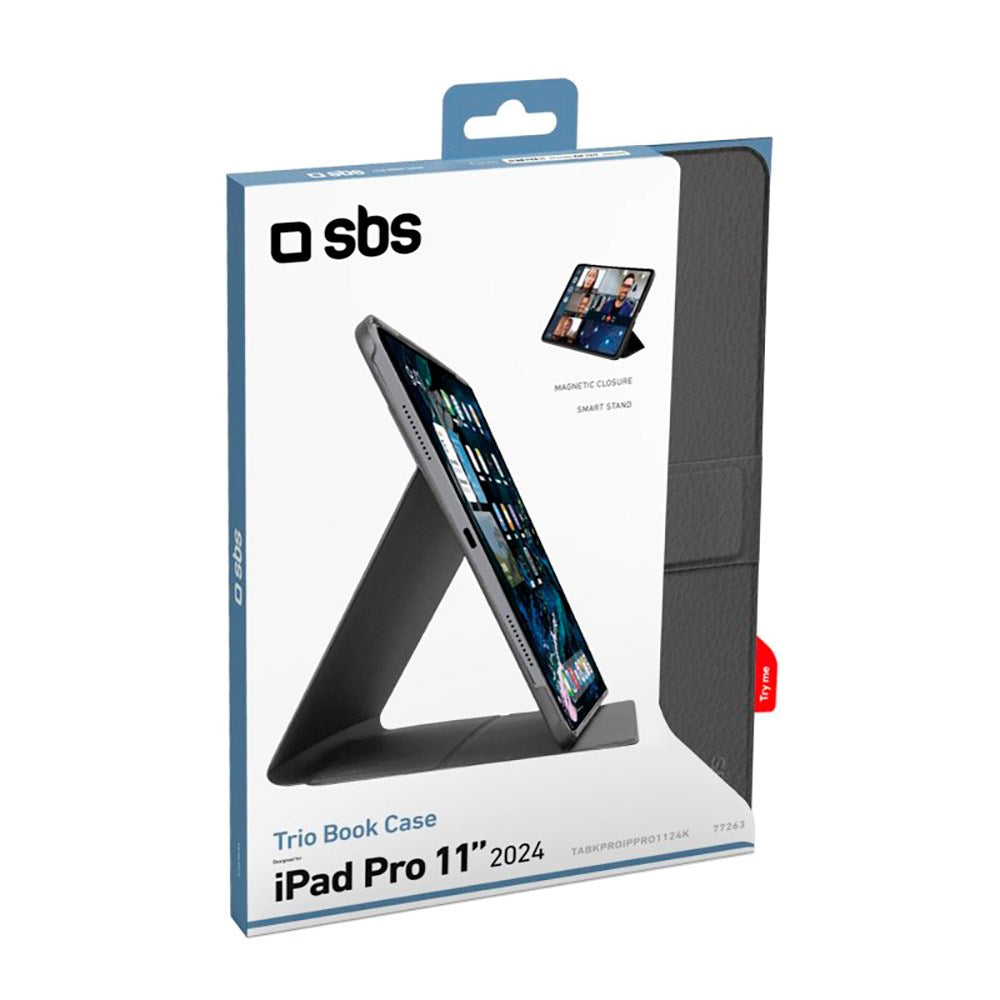 SBS iPad Pro 11" (2024) Book Pro Case - Sort