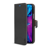 SBS iPhone 12 Mini Wallet Stand Cover - Sort