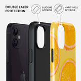 Burga iPhone 12 / 12 Pro Tough Fashion Cover - Bitter