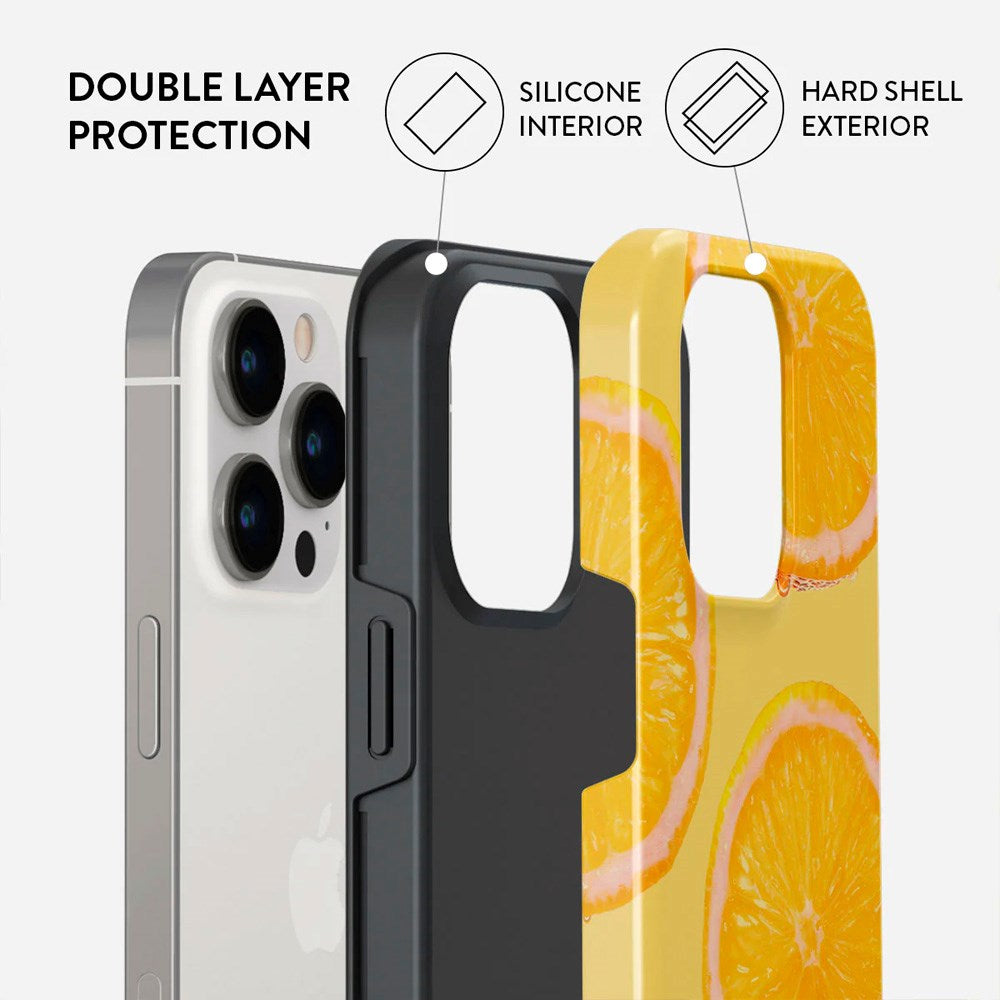 Burga iPhone 13 Pro Tough Fashion Cover - Bitter