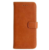 iPhone SE (2022/2020)/8/7 Wallet Læder Cover m. Pung Lysebrun