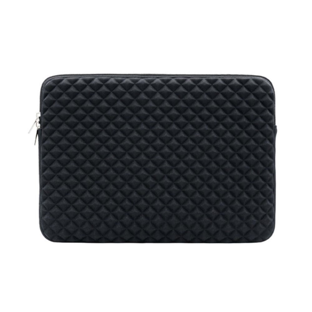 Shockproff Grid Sleeve (15,6") til Macbook/Bærbar (38 x 26.5 cm) - Sort