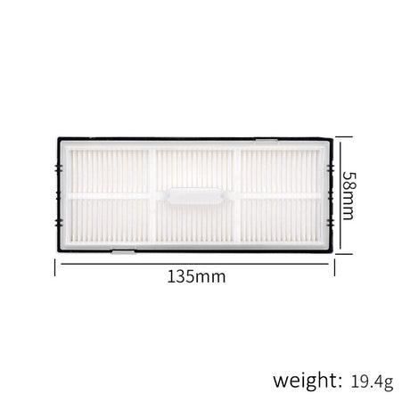 Støvsugerfilter til Robotstøvsuger Roborock S7 Pro Ultra / S7 MaxV Ultra / S8 Pro Ultra / S7 / S7+ / S7 MaxV / S7 Max Ultra / S7 MaxV Plus / Q7 Max+ / S8 / S8+ - Sort + Hvid