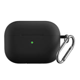 Apple Airpods Pro 2nd Gen (2022) Silikone Cover m. Hage - Sort