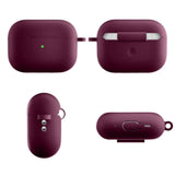 Apple Airpods Pro 2nd Gen (2022) Silikone Cover m. Hage - Bordeaux