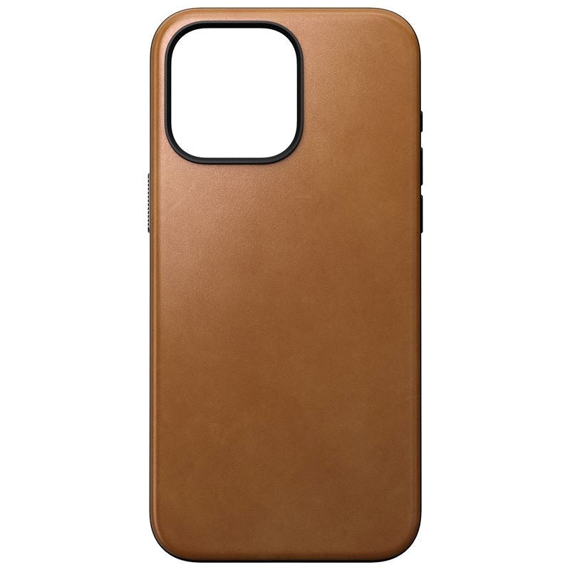 iPhone 15 Pro Max Nomad Modern Leather Cover - MagSafe Kompatibel - Tan