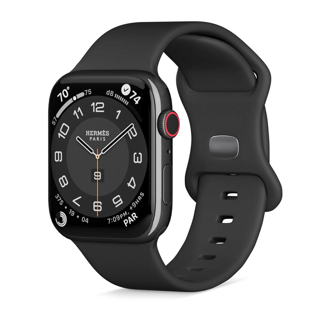 Apple Watch (38/40/SE/41/42mm) Epico Silikone Urrem - Sort