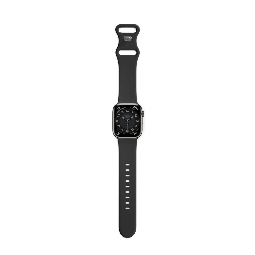 Apple Watch (38/40/SE/41/42mm) Epico Silikone Urrem - Sort