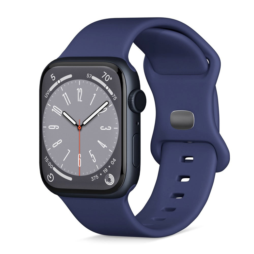 Apple Watch (42/44/SE/45/46/49mm) Epico Silikone Urrem - Blå