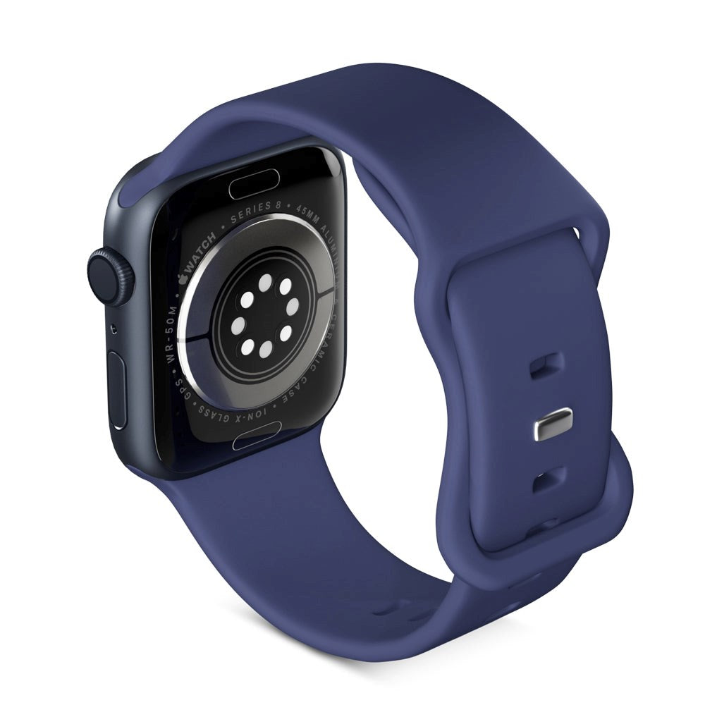 Apple Watch (42/44/SE/45/46/49mm) Epico Silikone Urrem - Blå