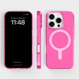 agood company iPhone 16 Pro CLRPRTCT 100% Genbrugs Plastik Case - Transparent / Candy Pink