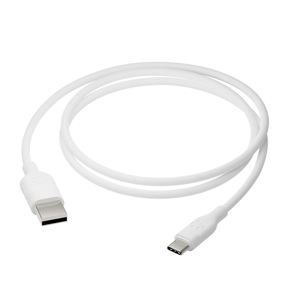 dbramante1928 USB-A til USB-C Opladningskabel i Genbrugsplast - 36W - 1.2M - Hvid