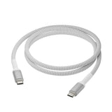 dbramante1928 Bæredygtigt Flettet USB-C Opladningskabel - 100W - 1.2M - Hvid