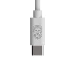 Upström Cirkulär USB-C til USB-C Kabel 100W - 1.2m - Hvid