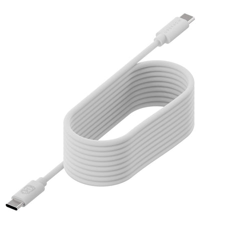 Upström Cirkulär USB-C til USB-C Kabel 100W - 1.2m - Hvid