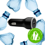 dbramante1928 65W USB-C Biloplader – Bæredygtig - Hurtig Opladning - Sort