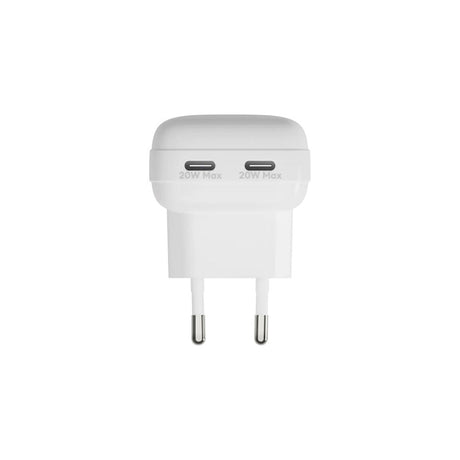 dbramante1028 Vægoplader - 20W - 2 x USB-C Stik - Hvid