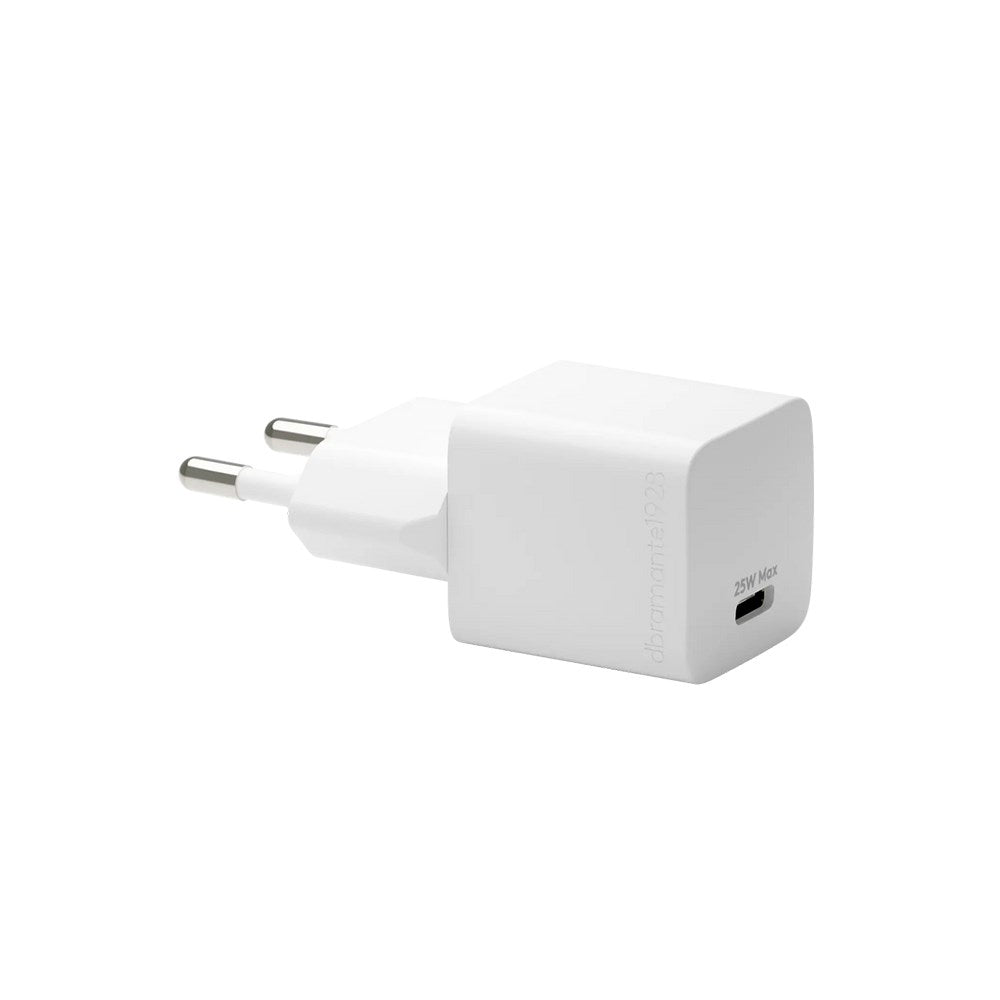 1 x USB-C 25W - dbramante1928 EU Vægoplader - Hvid