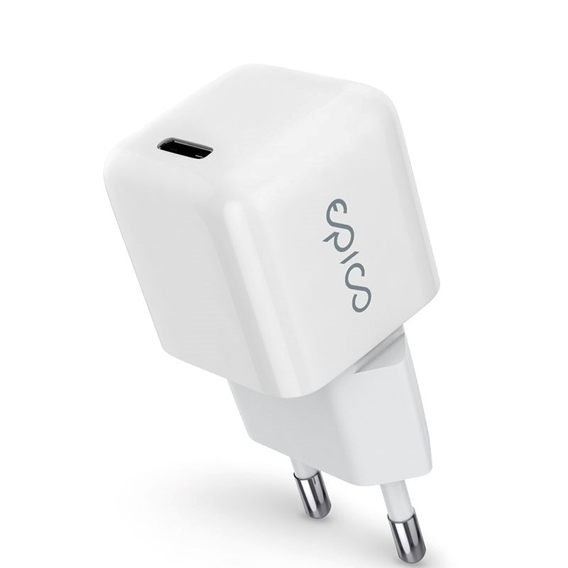 Epico Mini Vægoplader PD 30W GaN med USB-C - Hvid