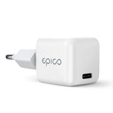 Epico Mini Vægoplader PD 30W GaN med USB-C - Hvid