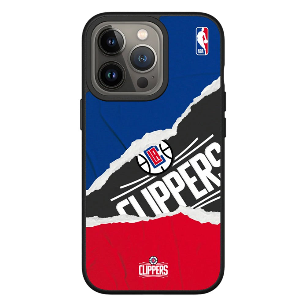 iPhone 13 Pro RhinoShield SolidSuit Håndværker NBA Cover m. LA Clippers - Sweat and Tears