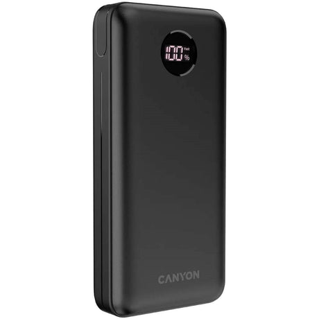Canyon PB2002 PowerBank - 20W / 20.000 mAh - Sort