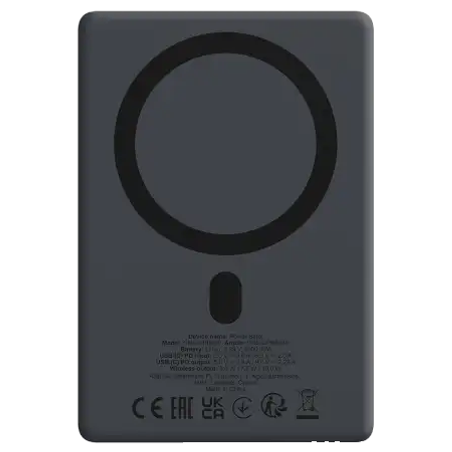 Canyon OnPower 500 PowerBank - 5000 mAh - MagSafe Kompatibel - Sort