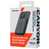 Canyon OnPower 500 PowerBank - 5000 mAh - MagSafe Kompatibel - Sort