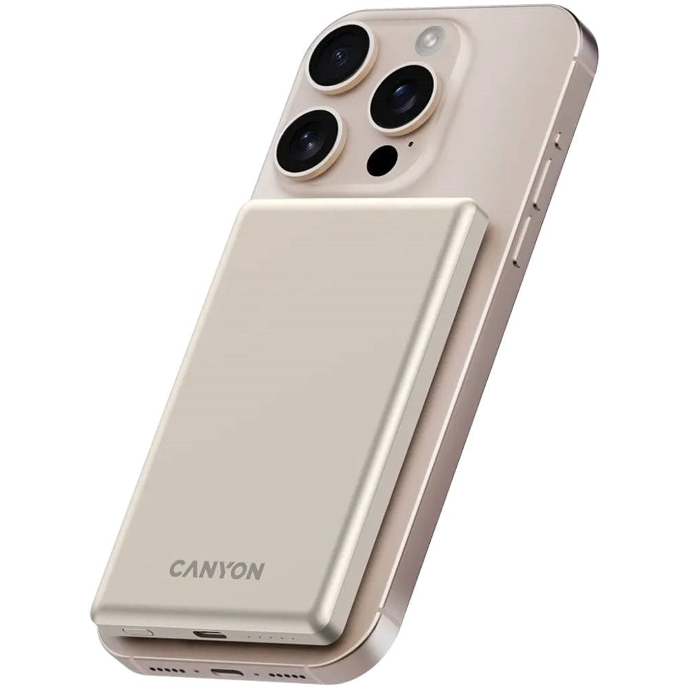 Canyon OnPower 510 PowerBank - 10.000 mAh - MagSafe Kompatibel - Beige