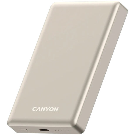 Canyon OnPower 510 PowerBank - 20W / 10.000 mAh - MagSafe Kompatibel - Beige