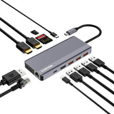 Canyon 13-i-1 USB-C Hub - Grå