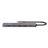Canyon 6-i-1 USB-C Hub - Grå