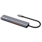 Canyon 6-i-1 USB-C Hub - Grå