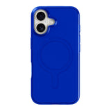 agood company iPhone 16 CLRPRTCT 100% Genbrugs Plastik Case - Transparent / Cobalt Blue